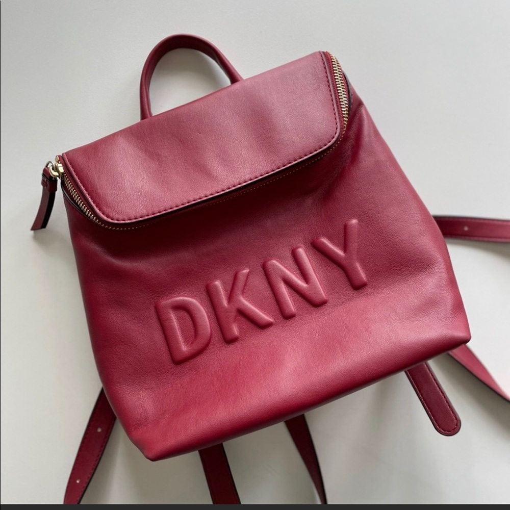 DKNY Red Tilly Mini Backpack